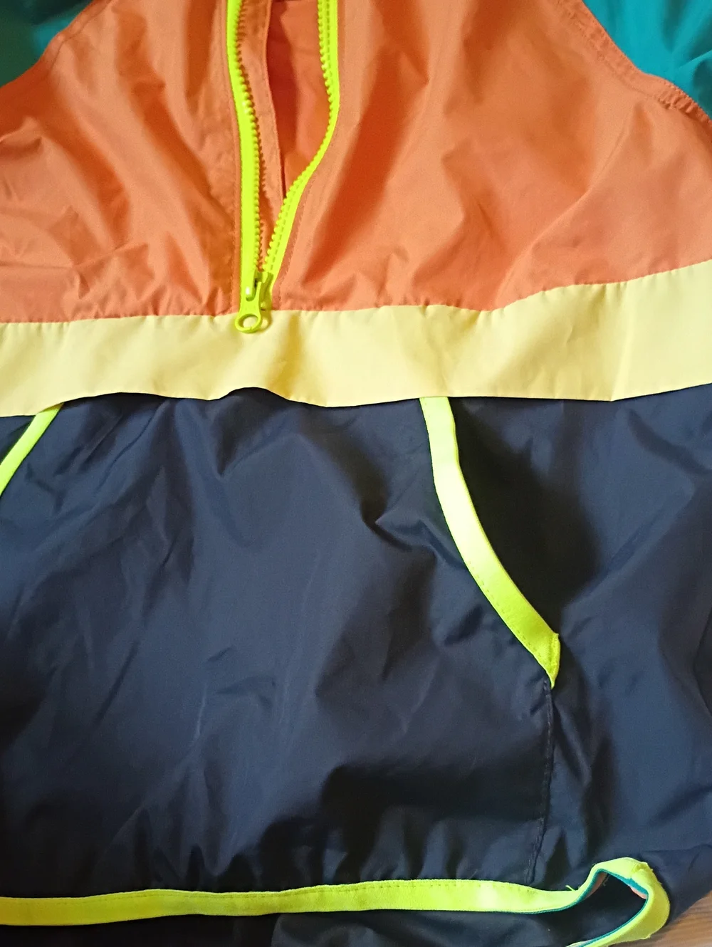 Gymboree Bright Color Black Windbreaker